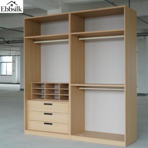 Système de dressing modulaire Ebbsilk sur mesure, autoportant, de luxe, minimaliste, en contreplaqué, pour rangement de chambre à coucher - Product Image 1
