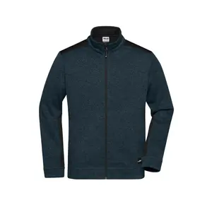 Veste polaire pour homme, tricotée, vêtements de travail, solide, merchandising personnalisé - Product Image 6