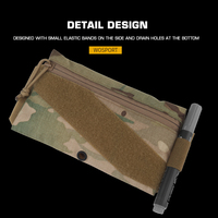 WOSPORT Nouveau sac à bonbons AC-01 plate-forme de poitrine pochette de patch suspendue avec bandes élastiques et trou de vidange pour accessoires de chasse