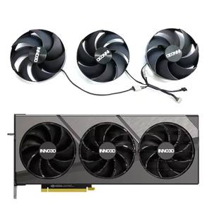 Ventilateur GPU 98mm FD10020M12D RTX4080 <span class=keywords><strong>4090</strong></span> pour ventilateur <span class=keywords><strong>Inno3d</strong></span> GeForce RTX 4080 <span class=keywords><strong>4090</strong></span> X3 OC - Product Image 1