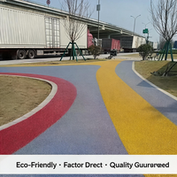 Granulés EPDM Haute Résistance pour Revêtement de Sol Urbain Runsure, Conception à Chaîne Moléculaire Réticulée, Finition Fine, Solide, Sûr et Robuste