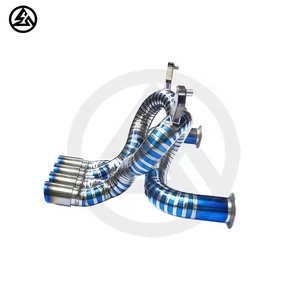 ท่อไอเสียไทเทเนียม csz สำหรับ lambสัญลักษณ์ <span class=keywords><strong>Aventador</strong></span> <span class=keywords><strong>svj</strong></span> LP700-4 LP740-4 LP750-4 <span class=keywords><strong>V12</strong></span> catback แบบตรง - Product Image 4