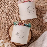 Populer Kustom Ornamen Rumah Harum Bunga Kering Lilin Kedelai Alami Beraroma Bekerja Lilin Set untuk Diy Seni Membuat Geurkaars