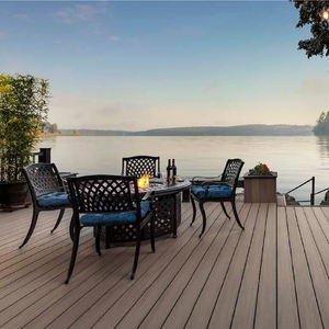 Planches <span class=keywords><strong>de</strong></span> terrasse composées en teck foncé avec une longue durée <span class=keywords><strong>de</strong></span> vie <span class=keywords><strong>pour</strong></span> une application extérieure - Product Image 3