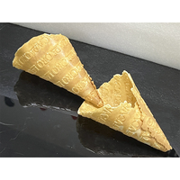 Machine professionnelle de fabrication de cône de crème glacée avec Logo de plat de cuisson personnalisé