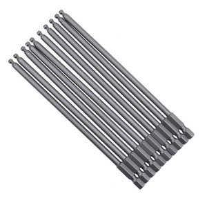 Embout de tournevis à tête hexagonale interne en acier Necal S2, 3-6mm, magnétique, pour outils électriques et pneumatiques - Product Image 1