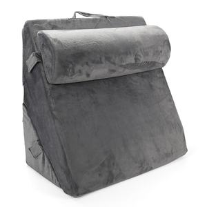 Almohada Triangular de Espuma Viscoelástica Ortopédica de 3 Piezas para Aliviar el Dolor de Piernas y Rodillas, para Leer en la Cama - Product Image 1