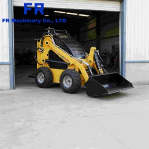 यूरो 5 मानक स्किड स्टीड लोडर होम हाइड्रोलिक व्हील्ड स्किड स्टीयरिंग लोडर फार्म व्हील 4x4 डीजल मिनी स्किड स्टीड लोडर - Product Image 6