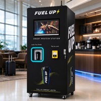 Distributeur automatique de café commercial à distribution rapide avec écran tactile de 21,5 pouces, paiement sans argent liquide par code QR pour les magasins de proximité