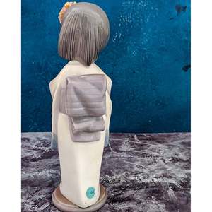 Figura de Geisha en Panel de Vidrio Teñido Dionigi Lladro - Product Image 2