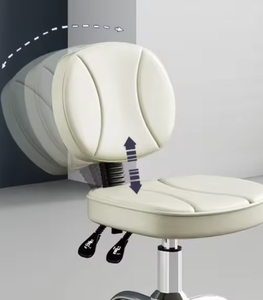 Chaise de beauté et de <span class=keywords><strong>coiffure</strong></span>, chaise pivotante à dossier bas pour nail <span class=keywords><strong>art</strong></span> et <span class=keywords><strong>coiffure</strong></span> avec roulettes élévatrices, chaise de <span class=keywords><strong>studio</strong></span> - Product Image 4