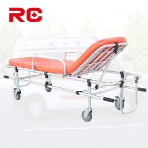 Алюминиевые носилки для скорой помощи, переносная кровать для пациента, используемая для аварийно-спасательных служб