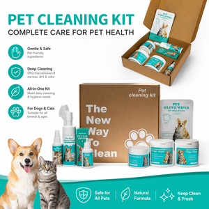 Kit Completo per Toelettatura di Animali Domestici all'Ingrosso <span class=keywords><strong>Set</strong></span> di <span class=keywords><strong>Salviette</strong></span> Umidificate per Igiene di Cani e Gatti per la Pulizia di Orecchie, Occhi, Denti, Zampe per Negozi di Animali - Product Image 2
