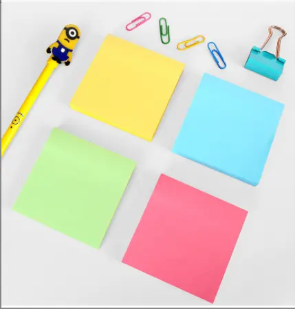 Transparent sticky notes with scrapes stickers sticky simple and high-value note paper for Student office stationery