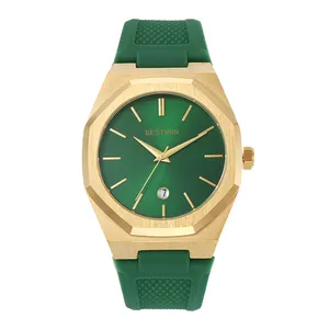 OEM BESTWIN Watch 952 nuovi orologi al quarzo da uomo 3ATM orologi da uomo impermeabili custodia in lega di moda cinturini in Silicone di alta qualità