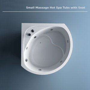 ICEGALAX 스마트 섹시한 일본 마사지 욕조 좌석이있는 작은 욕실 독립형 욕조 럭셔리 온천 욕조 - Product Image 5