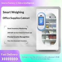 Gabinete Inteligente para la Gestión de Suministros de Oficina para Uso en Empresas y Escuelas, 33 Cajones, Doble Puerta con Cerradura, Papelería de Autoservicio