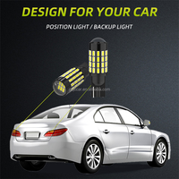 JIACHI Focos T10 bombilla Led para coche Super brillante W5W Led 3014 54SMD lámpara automática 168 194 blanco 6000K DC12V 12-24V luz de matrícula