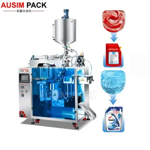 Good Price Of Sauce Packing Machine Ketchup Pouch DoyPack Bag Packing Machine Tomato Paste Packing Machine
