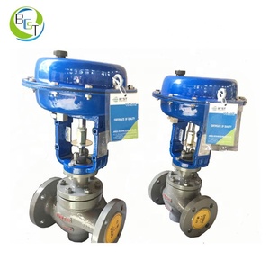 Válvula Neumática de Diafragma Tipo Y de un Solo Asiento para Gas a Alta Temperatura JCHT - Product Image 3