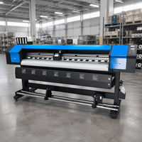 Printer Inkjet Eco Solvent 1.6 m Single Head XP600/I1600E1/I3200E1 Kecepatan Tinggi Otomatis untuk Spanduk Iklan Baru Bergaransi 1 Tahun