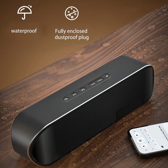 New 60W Portable Home Theater Soundbar S9Pro with Deep Bass Speaker for Outdoor Party Computer & Outdoor Use