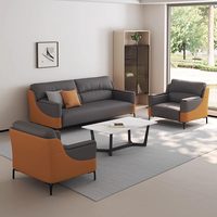 Canapé de bureau, simple et moderne, pour réception, réunion de clients, négociation commerciale, réception d'entreprise, espace de repos, luxe léger