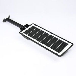 Lampe solaire de rue Qingsen Lighting 500W, éclairage mural extérieur LED intégré avec détecteur de mouvement pour cour et zone rurale - Product Image 2
