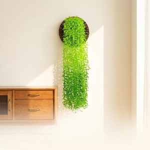 Artificial Hanging Vines Green <b>Leaves</b> <b>Wall</b> <b>Decoration</b> 100cm-200cm Plastic Indoor Outdoor Use - Product Image 4