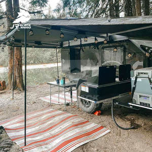 Remorque <span class=keywords><strong>Caravane</strong></span> Déménageurs Avec Boîte Hors Route Nous Sommes Camping Pop up Camper Voyage Remorque Rv <span class=keywords><strong>Double</strong></span> Essieu Pour Caravan Hauler - Product Image 4