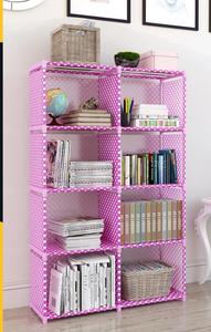 Simple Bookshelf Bookcase Assembly <strong>Storage</strong> Rack <strong>Storage</strong> and Organizing Cabinet - Product Image 4