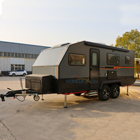 Caravane tout-terrain familiale Honlu 2025, grande taille, économique, 4x4, camping-car, caravane de voyage, remorque australienne