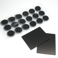 Filtres optiques en verre UV transparents Yangxin 310nm 365nm 254nm ZWB1 ZWB2 ZBW3 avec revêtement AR AF, transmission >90%, modèle YX, garantie 1 an
