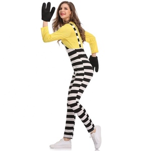 <span class=keywords><strong>Disfraz</strong></span> <span class=keywords><strong>de</strong></span> <span class=keywords><strong>Minion</strong></span> para Mujer, Mono a Rayas, <span class=keywords><strong>Disfraz</strong></span> <span class=keywords><strong>de</strong></span> Juego <span class=keywords><strong>de</strong></span> Rol para Fiesta <span class=keywords><strong>de</strong></span> Halloween, Uniforme para Adultos, <span class=keywords><strong>Disfraz</strong></span> <span class=keywords><strong>de</strong></span> Carnaval - Product Image 2