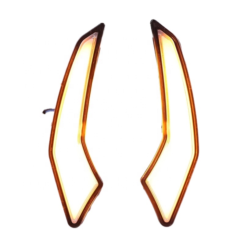 Автомобильные светодиодные дневные ходовые огни DRL, передний бампер, противотуманная фара, модифицируемые детали, автомобильный отражатель для yota Corolla L LE XLE, американская версия 2019 2020