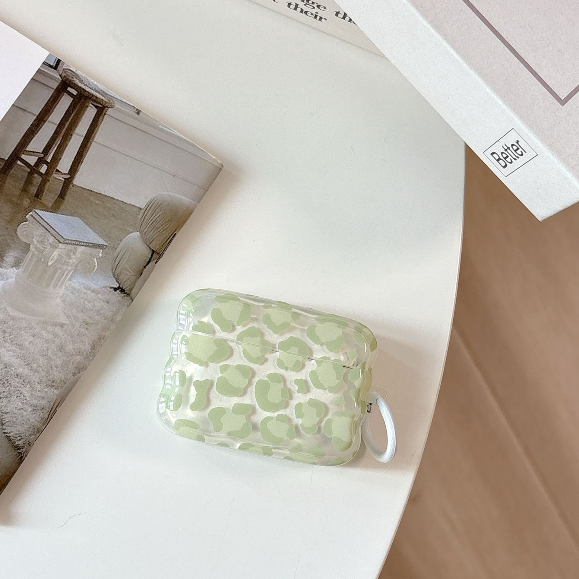 Light Green Leopard Print