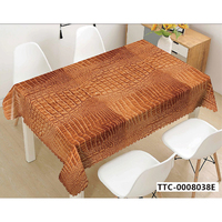 Nappe de table tendance en plastique écologique, durable, imperméable, résistante à l'huile et à la chaleur, facile à nettoyer, pour cuisine