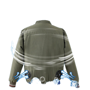 Combinaison <span class=keywords><strong>de</strong></span> <span class=keywords><strong>travail</strong></span> en coton Vêtements <span class=keywords><strong>de</strong></span> protection du <span class=keywords><strong>travail</strong></span> avec ventilateur <span class=keywords><strong>de</strong></span> refroidissement Climatisation extérieure Vêtements <span class=keywords><strong>de</strong></span> <span class=keywords><strong>travail</strong></span> résistants à la <span class=keywords><strong>chaleur</strong></span> - Product Image 2