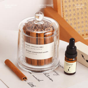 Pot à bougie en verre vide <span class=keywords><strong>de</strong></span> luxe pour la décoration <span class=keywords><strong>de</strong></span> la maison, avec couvercle en forme <span class=keywords><strong>de</strong></span> dôme, pots à bougie en verre, pot <span class=keywords><strong>de</strong></span> bougie - Product Image 3