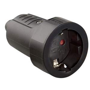 Rullo in gomma nera da 10/16 con resistenza, ideale per sostenere strutture e migliorare la stabilità in varie applicazioni. - Product Image 1