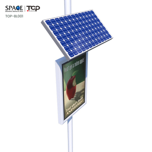 New Unipole Quảng Cáo Ngoài Trời CuộN Năng Lượng Mặt Trời Ánh Sáng Cực Bảng Hiệu Hộp Đèn - Product Image 4