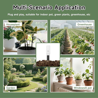 Capteur de sol intelligent Tuya Zigbee Premium, moniteur de température et d'humidité, contrôle à distance par application pour l'entretien des plantes de jardin intérieur