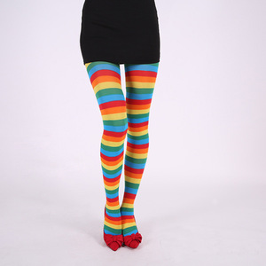 <span class=keywords><strong>Collant</strong></span> <span class=keywords><strong>a</strong></span> <span class=keywords><strong>righe</strong></span> per feste in Costume felice Halloween <span class=keywords><strong>donna</strong></span> - Product Image 1