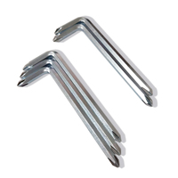 Kunci Allen Phillips Double Head Baja Karbon Ph1 Ph2 M3-M8 Torx Bentuk L Kunci Hex Perakitan Sepeda Peralatan Rumah Tangga