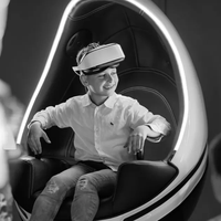 Simulateur de terrain de jeu Skyfun VR, réalité virtuelle tout-en-un, lunettes 3D avec champ de vision de 110 degrés et fréquence de rafraîchissement de 70 Hz