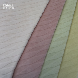 Làm tại Trung Quốc 310 GSM đôi phải đối mặt với Matte Winkle resietant Twill Fleece vải cho nhà dệt - Product Image 5