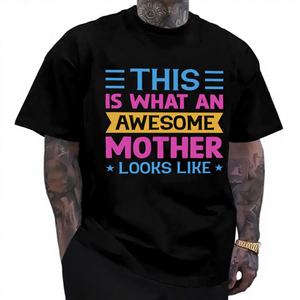 <b>Funny</b> Unisex Breathable T-Shirts Modern Design Graphic Tees for <b>Dad</b> Mens Tops Promotional <b>Gift</b> Made in USA - Product Image 1