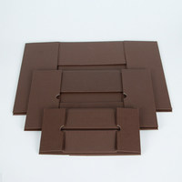 Boîte cadeau rigide pliable à 7 couches personnalisable avec fermeture magnétique et ruban, impression sérigraphique, coffret cadeau pour café et aliments
