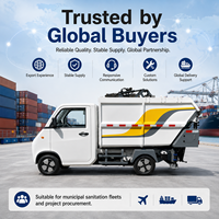 Camion Elettrico LH2000 per Raccolta Rifiuti con Caricamento Posteriore, Macchina per Pulizia Industriale, Fornitura all'Ingrosso per Fabbriche