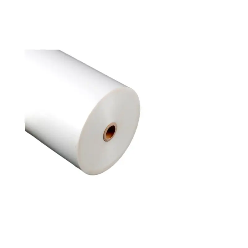 White Matte Polypropylene Printed Bopp Film Rolls 2 Side Coating Pp Synthetic Paper For Conventional Offset Printing
